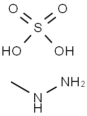 メチルヒドラジン硫酸塩 化学構造式
