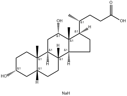 脱氧胆酸钠, 302-95-4, 结构式