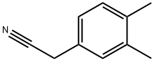 3,4-ジメチルベンゼンアセトニトリル 化学構造式