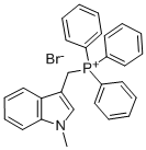 [(1-Methyl-1H-indol-3-yl)methyl]triphenyl-phosphonium iodide Structure