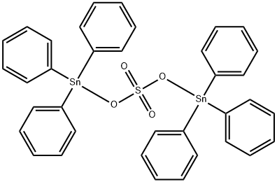 Bis(triphenylstannyl) sulfate Structure