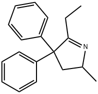 2-ETHYL-5-METHYL-3,3-DIPHENYLPYRROLINE Structure