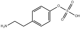 1-(2-aminoethyl)-4-sulfooxy-benzene Structure
