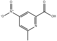6-Methyl-4-nitropyridine-2-carboxylic acid Struktur