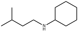 N-(3-methylbutyl)cyclohexylamine Structure