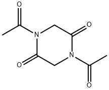 1,4-二乙酰基哌嗪-2,5-二酮, 3027-05-2, 结构式