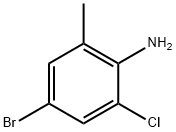 4-溴-2-氯-6-甲基苯胺, 30273-42-8, 结构式
