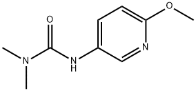 Urea, 3-(6-methoxy-3-pyridyl)-1,1-dimethyl- (8CI) Structure