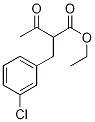 Ethyl 2-(3-chlorobenzyl)-3-oxobutanoate Structure