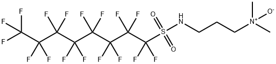 N-[3-(二甲基环氧氨基)丙基]-1,1,2,2,3,3,4,4,5,5,6,6,7,7,8,8,8-十七氟代-1-辛烷磺酰胺 结构式