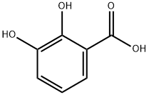 2,3-ジヒドロキシ安息香酸 化学構造式
