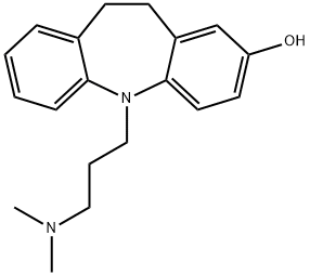 10,11-ジヒドロ-5-[3-(ジメチルアミノ)プロピル]-5H-ジベンゾ[b,f]アゼピン-2-オール 化学構造式