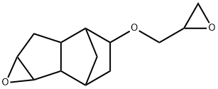 オクタヒドロ-4-オキシラニルメトキシ-2,5-メタノ-2H-インデノ[1,2-b]オキシレン 化学構造式