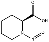 (2S)-1-Nitroso-2-piperidinecarboxylic acid Structure
