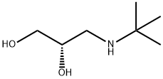 S-(-)-3-叔丁胺基-1,2-丙二醇 结构式