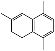1,2-ジヒドロ-3,5,8-トリメチルナフタレン 化学構造式