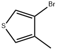 3-ブロモ-4-メチルチオフェン 化学構造式