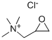 2,3-Epoxypropyltrimethylammonium chloride Structure