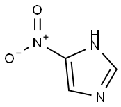 4-ニトロイミダゾール 化学構造式
