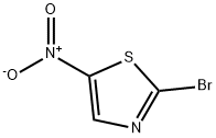 2-ブロモ-5-ニトロチアゾール 化学構造式