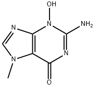 2-氨基-3,7-二氢-3-羟基-7-甲基-6H-嘌呤-6-酮 结构式