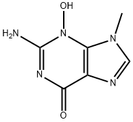 2-氨基-3,9-二氢-3-羟基-9-甲基-6H-嘌呤-6-酮 结构式