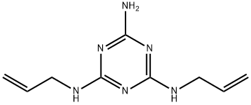 N,N'-Diallyl-1,3,5-triazine-2,4,6-triamine 结构式
