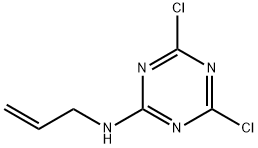 N-allyl-4,6-dichloro-1,3,5-triazin-2-amine Struktur