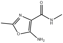 4-Oxazolecarboxamide,  5-amino-N,2-dimethyl- Struktur