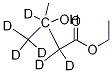 3‐ヒドロキシ‐3‐メチル‐D3‐酪酸エチル‐4,4,4‐D3 化学構造式