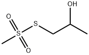 2-hydroxypropyl methanethiosulphonate Struktur