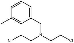 1,3-xylyl-di-(2-chloroethyl)amine Struktur