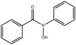 N-苯甲酰苯基羟胺, 304-88-1, 结构式
