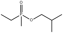 2-methylpropyl ethylmethylphosphinate Structure