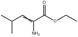 2-Amino-4-methyl-2-pentenoic acid ethyl ester Structure