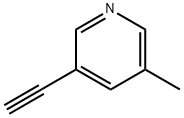 3-エチニル-5-メチルピリジン 化学構造式