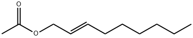 (E)-2-ノネニル=アセタート 化学構造式