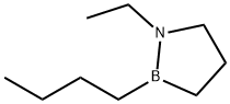 2-Butyl-1-ethyl-1,2-azaborolidine Struktur
