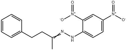 4-Phenyl-2-butanone 2,4-dinitrophenyl hydrazone Structure