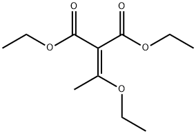 (1-乙氧基亚乙基)丙二酸二乙酯, 3044-06-2, 结构式