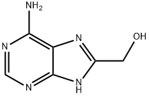 (6-Amino-9H-purin-8-yl)methanol Structure
