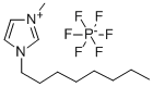 1-メチル-3-n-オクチルイミダゾリウムヘキサフルオロホスファート 化学構造式