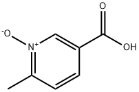 5-カルボキシ-2-メチルピリジン1-オキシド 化学構造式
