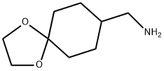 1,4-ジオキサスピロ[4.5]デカン-8-メタンアミン 化学構造式