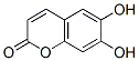 6,7-Dihydroxycoumarin 结构式
