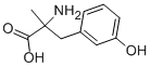 Α-METHYL-DL-M-TYROSINE Structure