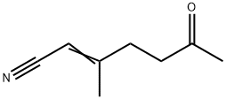2-Heptenenitrile, 3-methyl-6-oxo- (9CI) Structure