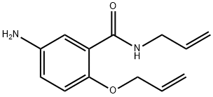 N-Allyl-2-(allyloxy)-5-aminobenzamide Structure
