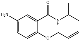 2-(Allyloxy)-5-amino-N-isopropylbenzamide Structure