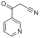 3-OXO-3-(3-PYRIDINYL)PROPANENITRILE Struktur